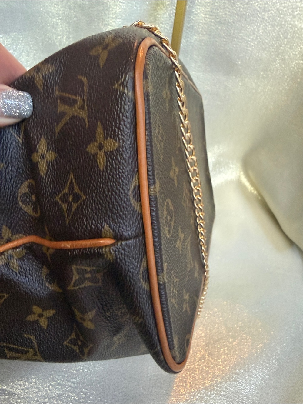 Louis Vuitton Brown Monogram Palermo PM Canvas Tote Bag - Picture 9 of 9